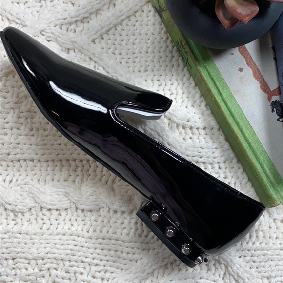 Marc Fisher Abree Loafers Black Patent Leather - Picture 3 of 5